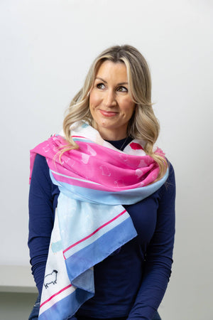 Woolly Ewe Scarf - Heather