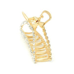 Arched Crystal Hair Clip – Gold or Silver