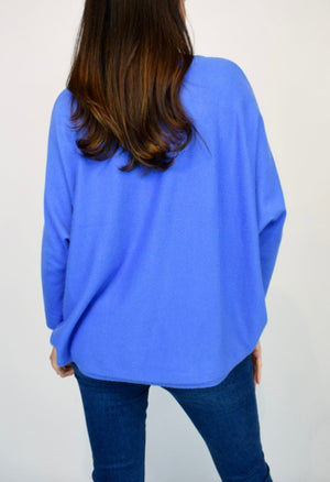 Two Pocket Batwing Jumper