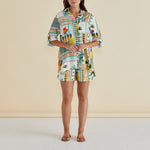 Malta Shorts in Paradise Print