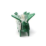 Pearlescent Christmas Tree Hair Claw Clip