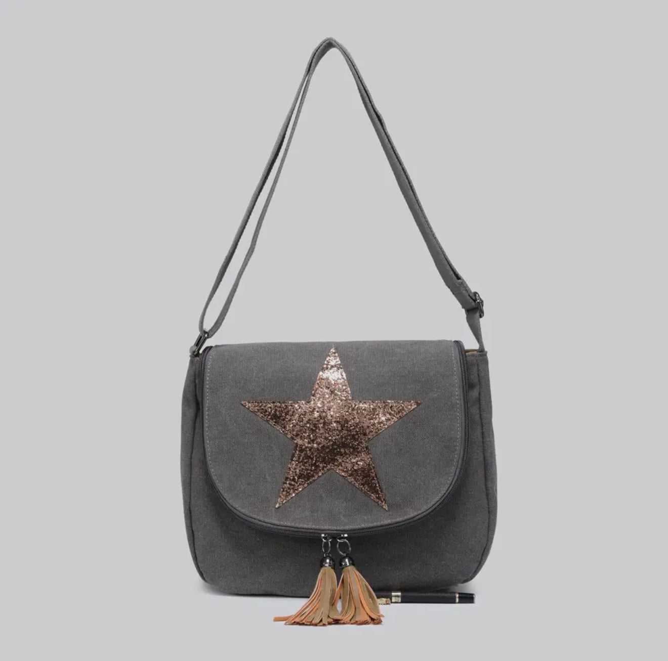 ⭐ Canvas Star Crossbody Bag