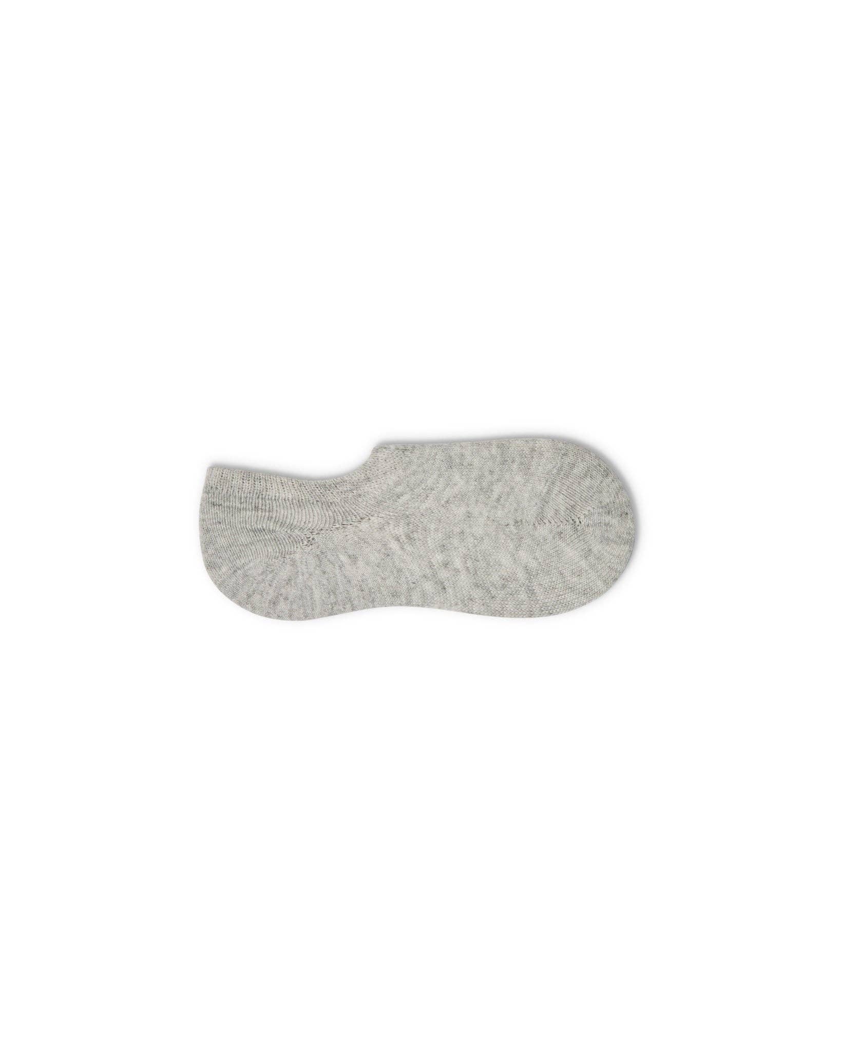 Cosy Cashmere No Show Sock | Silver