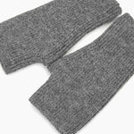 Dylan Wrist Warmers - Dark Grey, Knitted: One-size