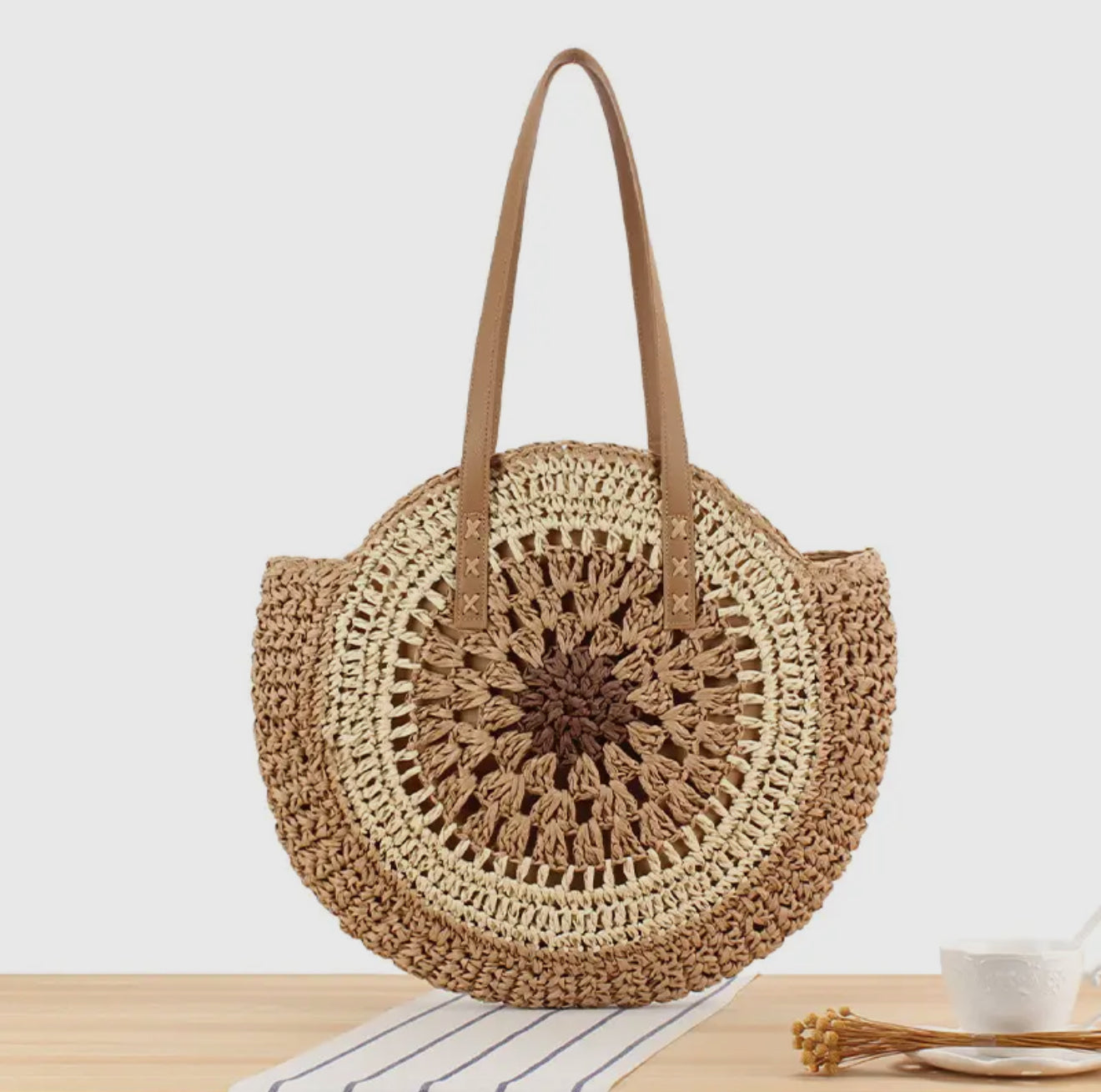 Eye Straw Bag