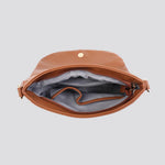 Vegan Leather Crossbody Bag # JNY3351S2526: BROWN