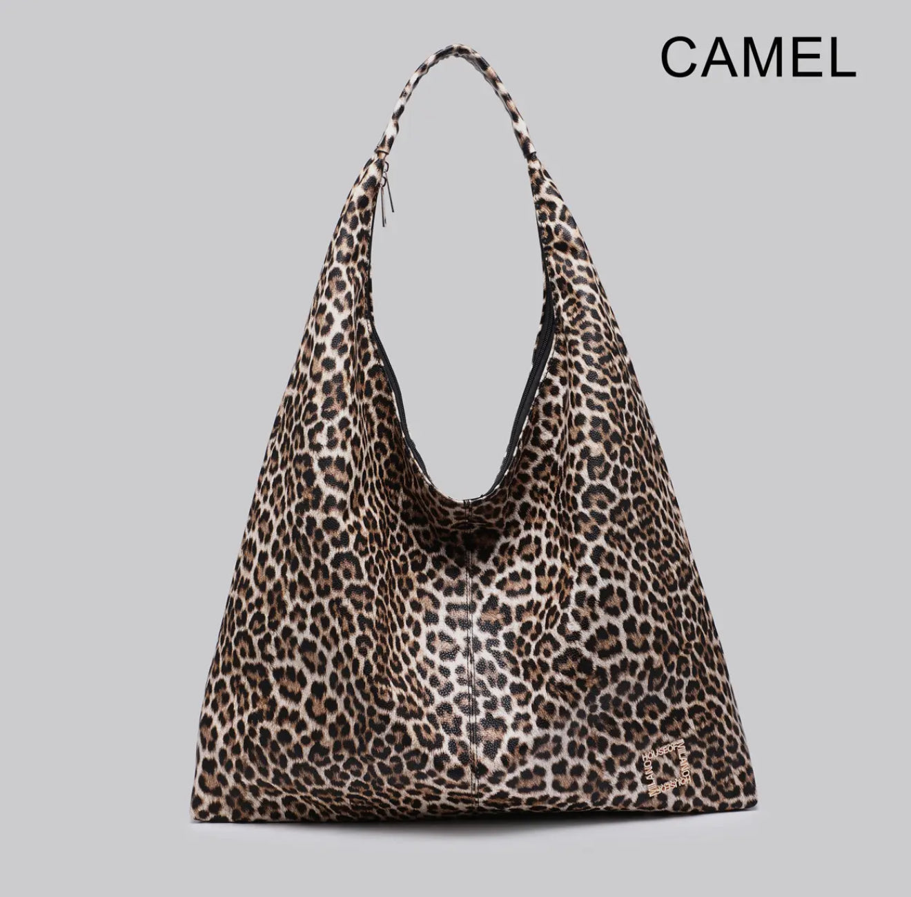 🐆 Leopard Print Slouch Bag