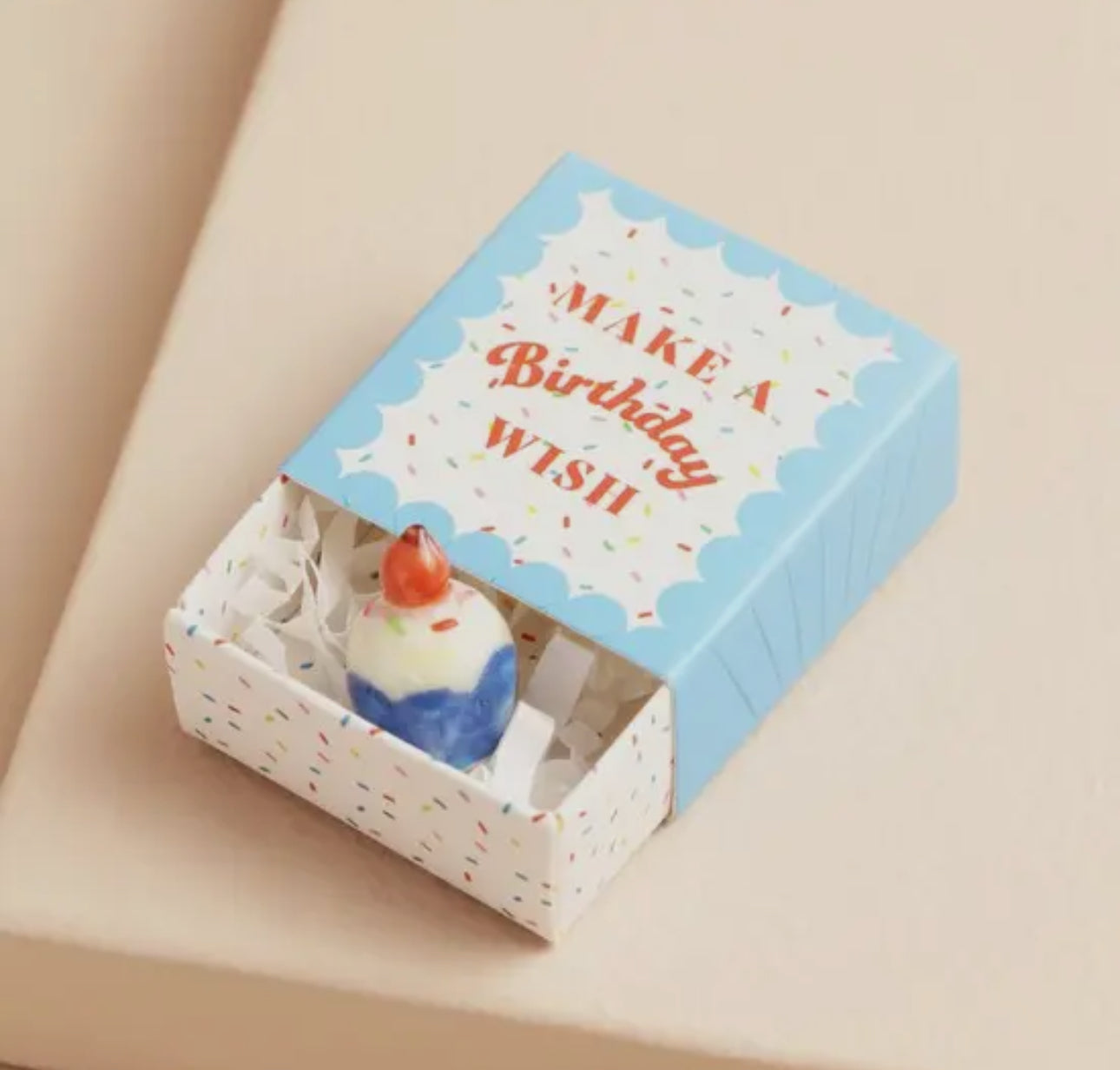 Tiny Matchbox Ceramic Token