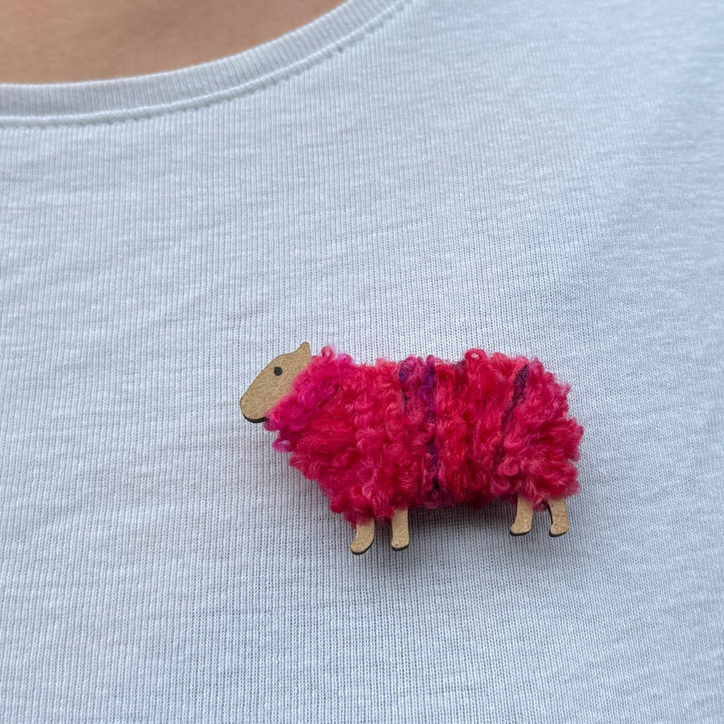 Woolly Ewe Brooch - MAISIE