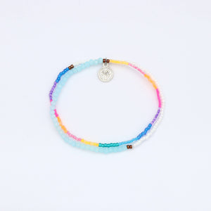 Monte Carlo Surf Bracelet, Beaded Bracelet, by Koh Surf: White