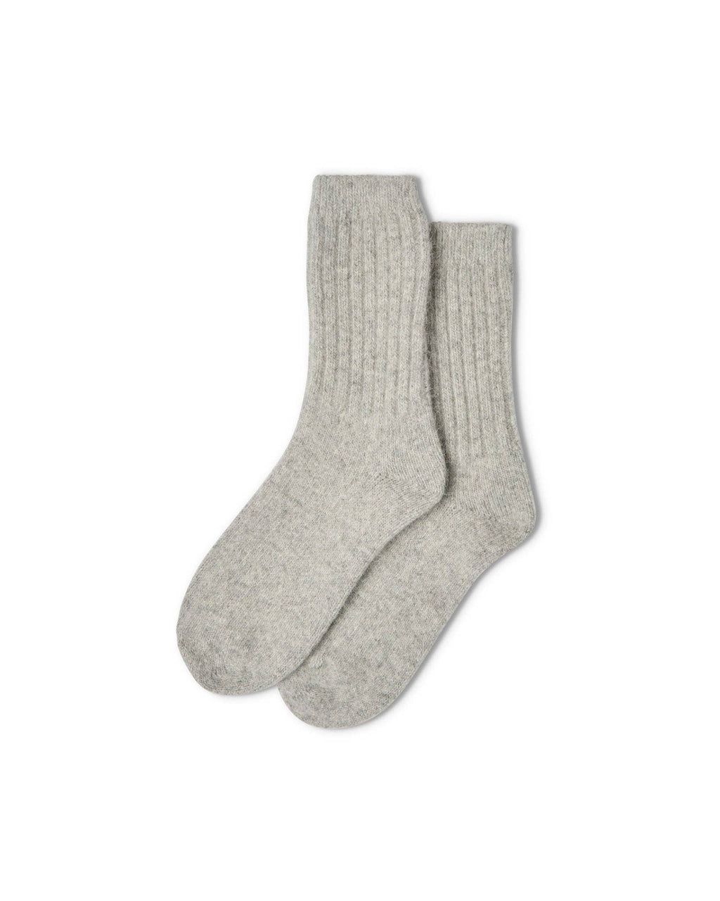 Soft Angora Sock | Silver