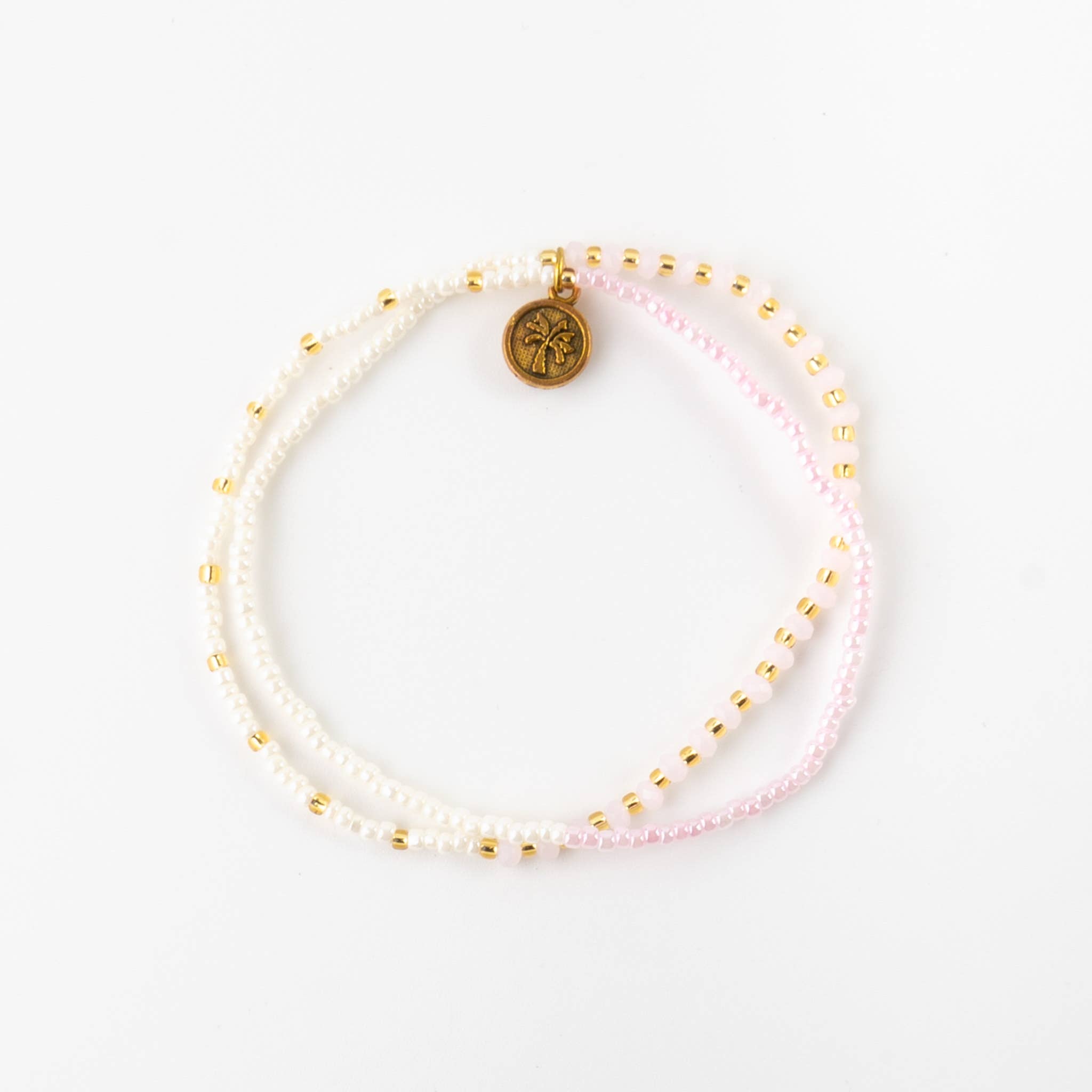 Monte Carlo Surf Bracelet, Beaded Bracelet, by Koh Surf: Beige