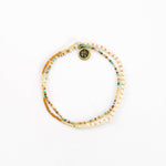 Monte Carlo Surf Bracelet, Beaded Bracelet, by Koh Surf: Beige