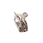 Glitter animal print clamp