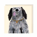 Happy Spaniel Dog Greeting Card | Cute Dog Greeting Card