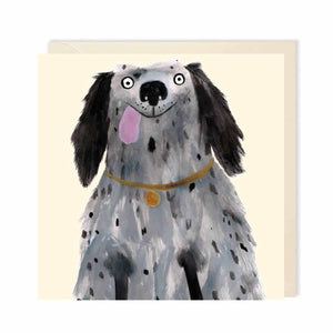 Happy Spaniel Dog Greeting Card | Cute Dog Greeting Card