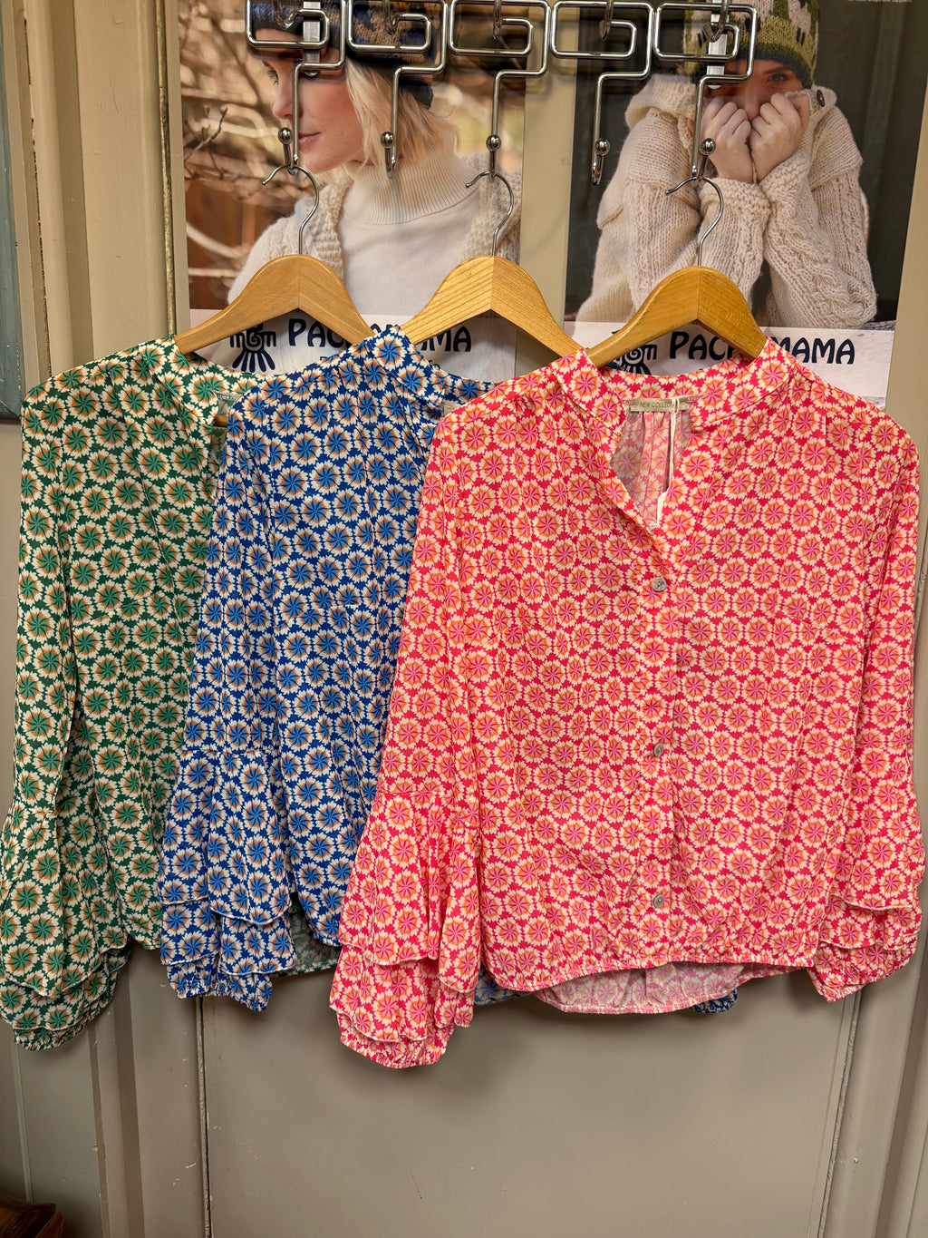 🌼 Floral Puff Sleeve Blouse