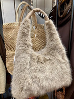 Faux Fur Shoulder Bag – Soil