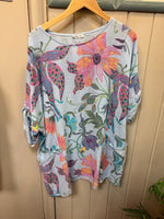 Boho Floral Pocket Tunic