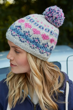 Murano Bobble Hat, Handwarmer & Headband