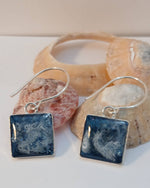 Square Oceanwave Earrings