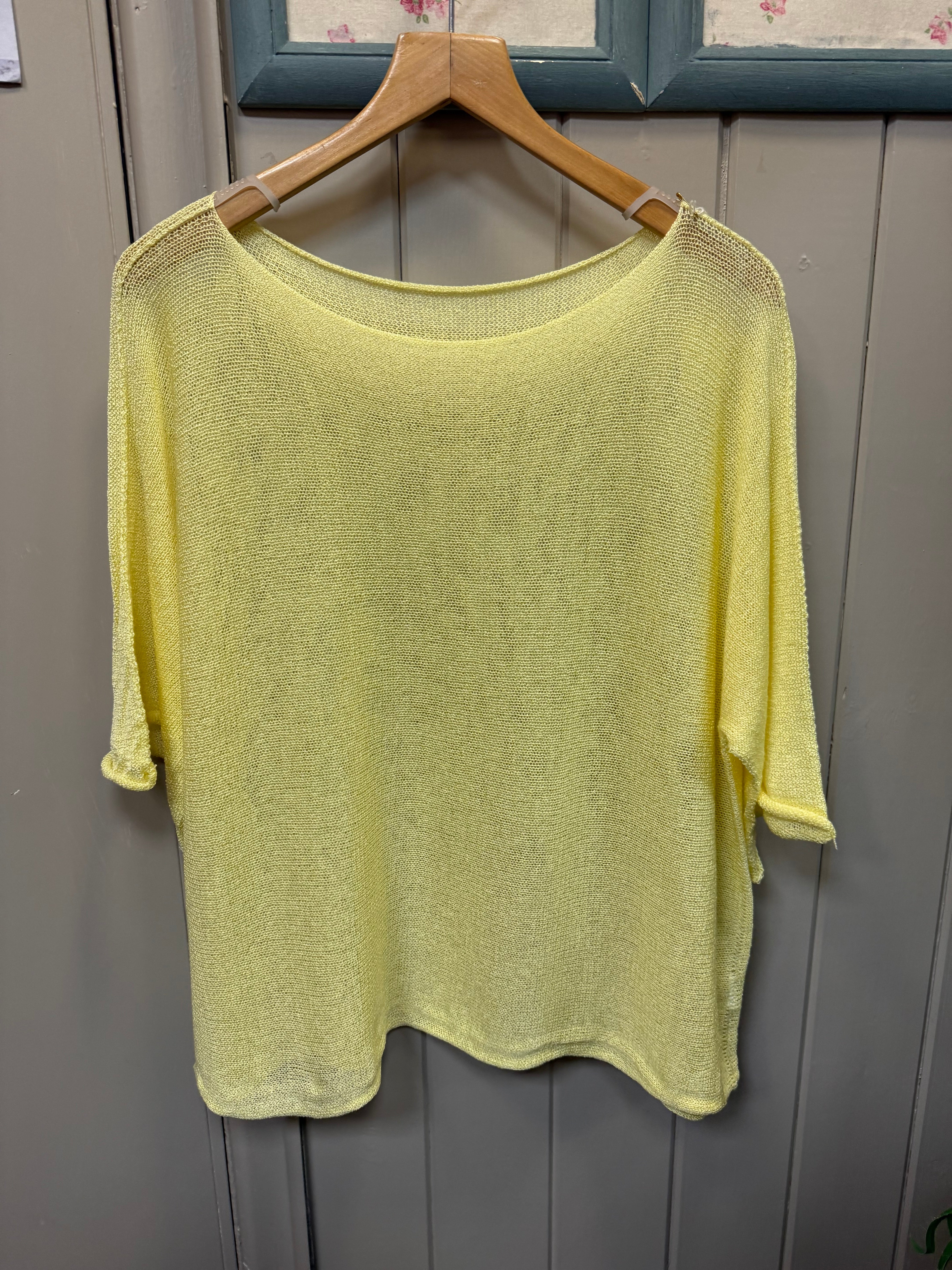 Sheer Summer Knit Top