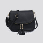 Vegan Leather Crossbody Bag # JNY3351S2526: BROWN