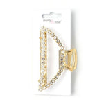 Arched Crystal Hair Clip – Gold or Silver