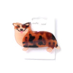 Corgi dog shaped hair clamp