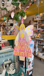 Butterfly Woman Sitting Greeting Card - Stardust