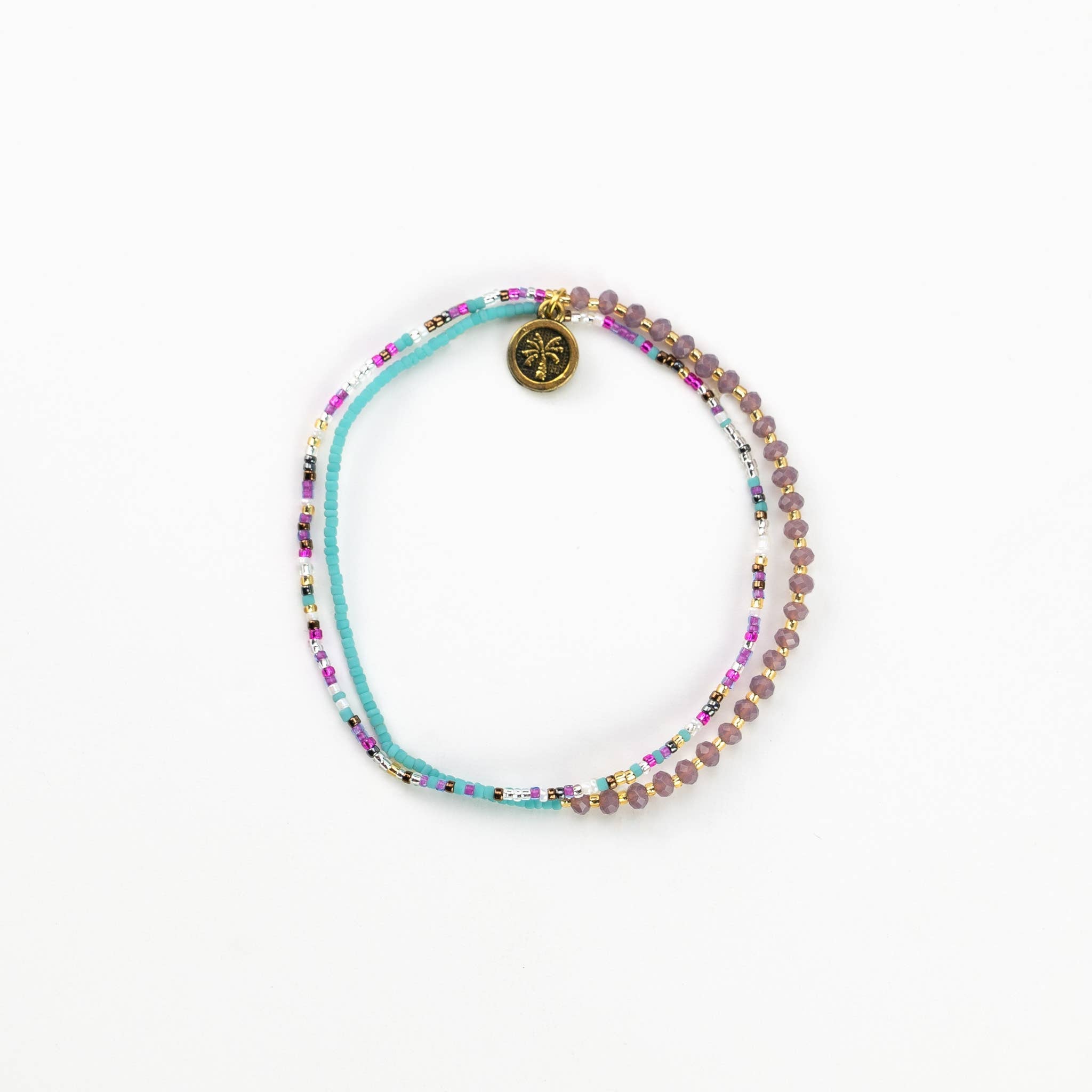 Monte Carlo Surf Bracelet, Beaded Bracelet, by Koh Surf: White