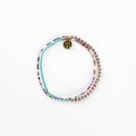 Monte Carlo Surf Bracelet, Beaded Bracelet, by Koh Surf: White