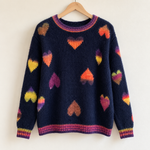 Colourful Heart Knit Jumper