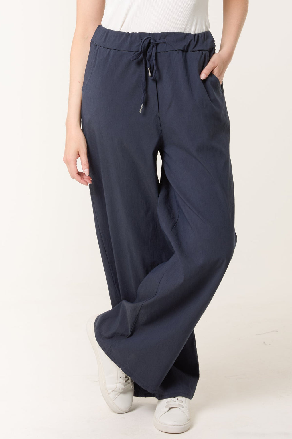 WIDE LEG SOFT TOUCH TROUSERS