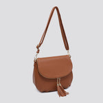 Vegan Leather Crossbody Bag # JNY3351S2526: BROWN