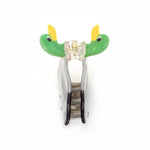 Pearlescent Mallard Duck Hair Claw Clip
