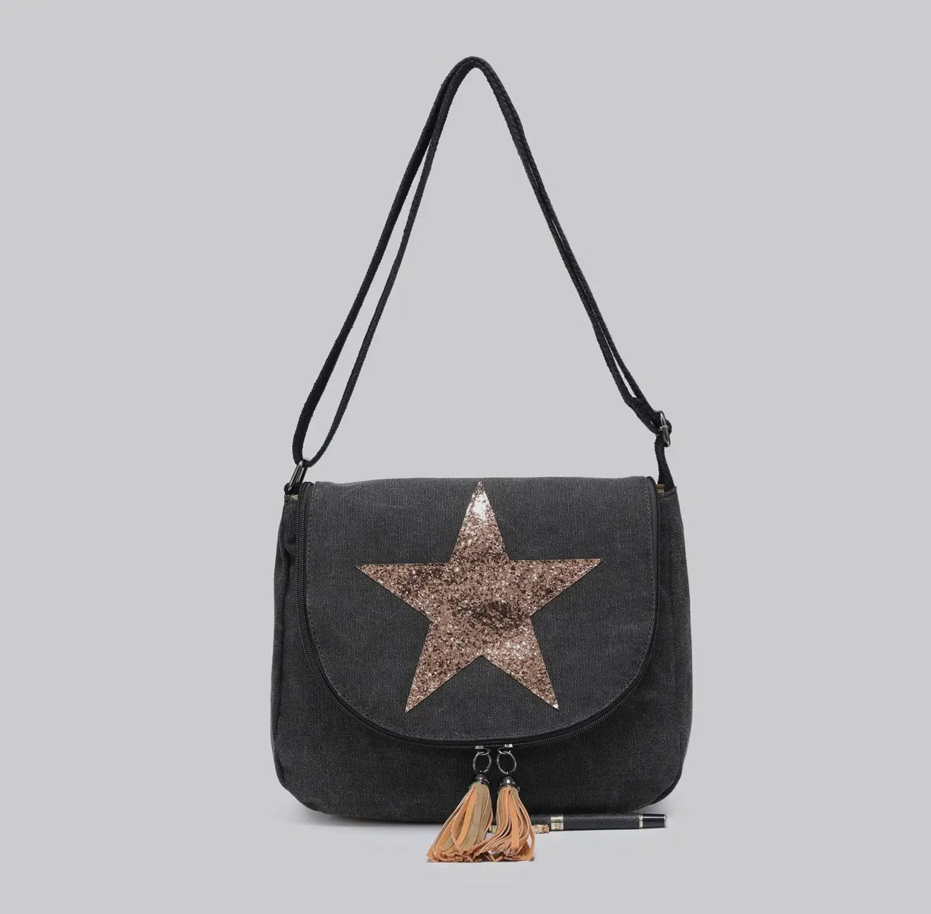 ⭐ Canvas Star Crossbody Bag