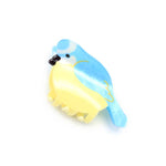 Pearlescent Blue Bird Hair Claw Clip