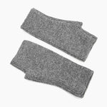 Dylan Wrist Warmers - Dark Grey, Knitted: One-size