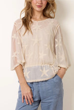 Sheer Star Top