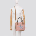 2290 Canvas Star Tote Bag: BLACK