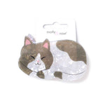 Sleeping Cat Hair Claw Clip