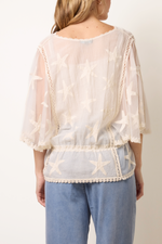 Sheer Star Top