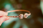 Labradorite Brass Bracelet
