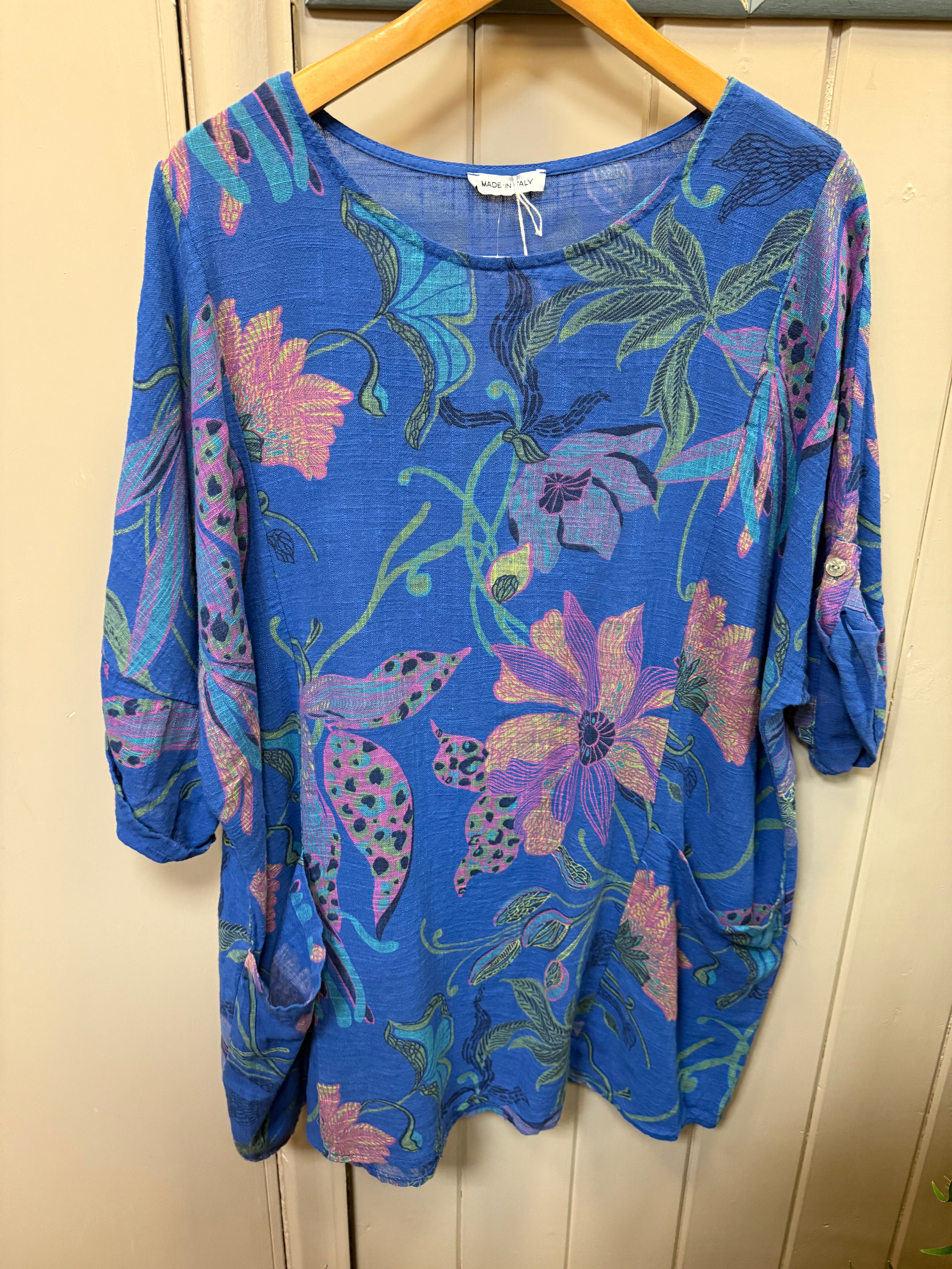 Boho Floral Pocket Tunic