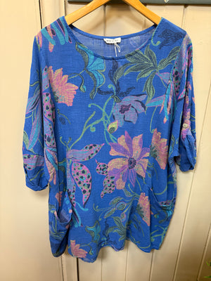 Boho Floral Pocket Tunic