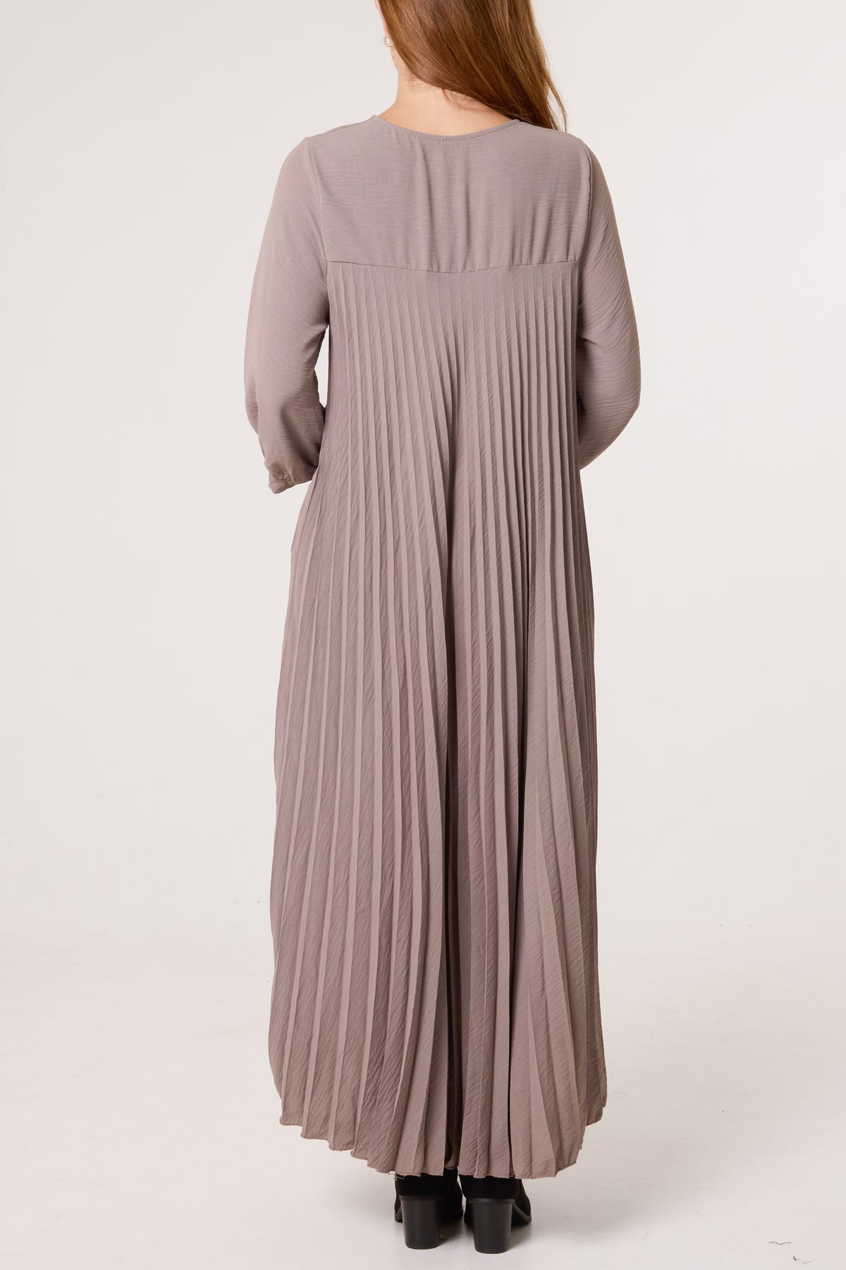 Pleated Maxi Dress
