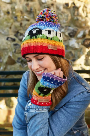 Black Sheep Handwarmer Rainbow