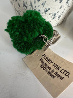 Handmade Felt Veggie Keyrings: Broccoli, Pumpkin & More: Broccoli