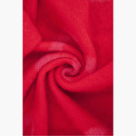 Zuri Red/Pink Sketched hearts Heavyweight Scarf: One-size